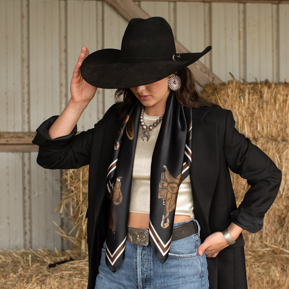 Fringe Scarves Take a Seat