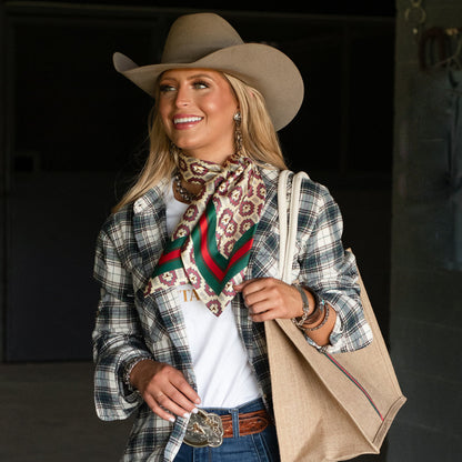 Fringe Scarves Stuck Up Steer