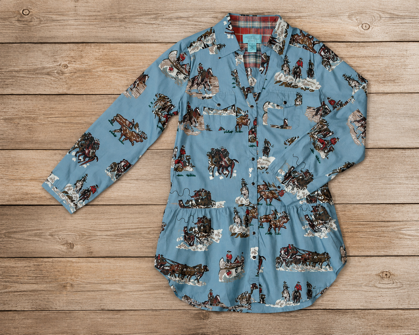 Four Corners Tunic Aqua