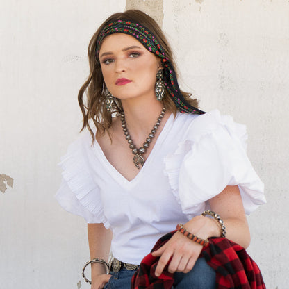 Fringe Scarves Twillys Black Fiesta