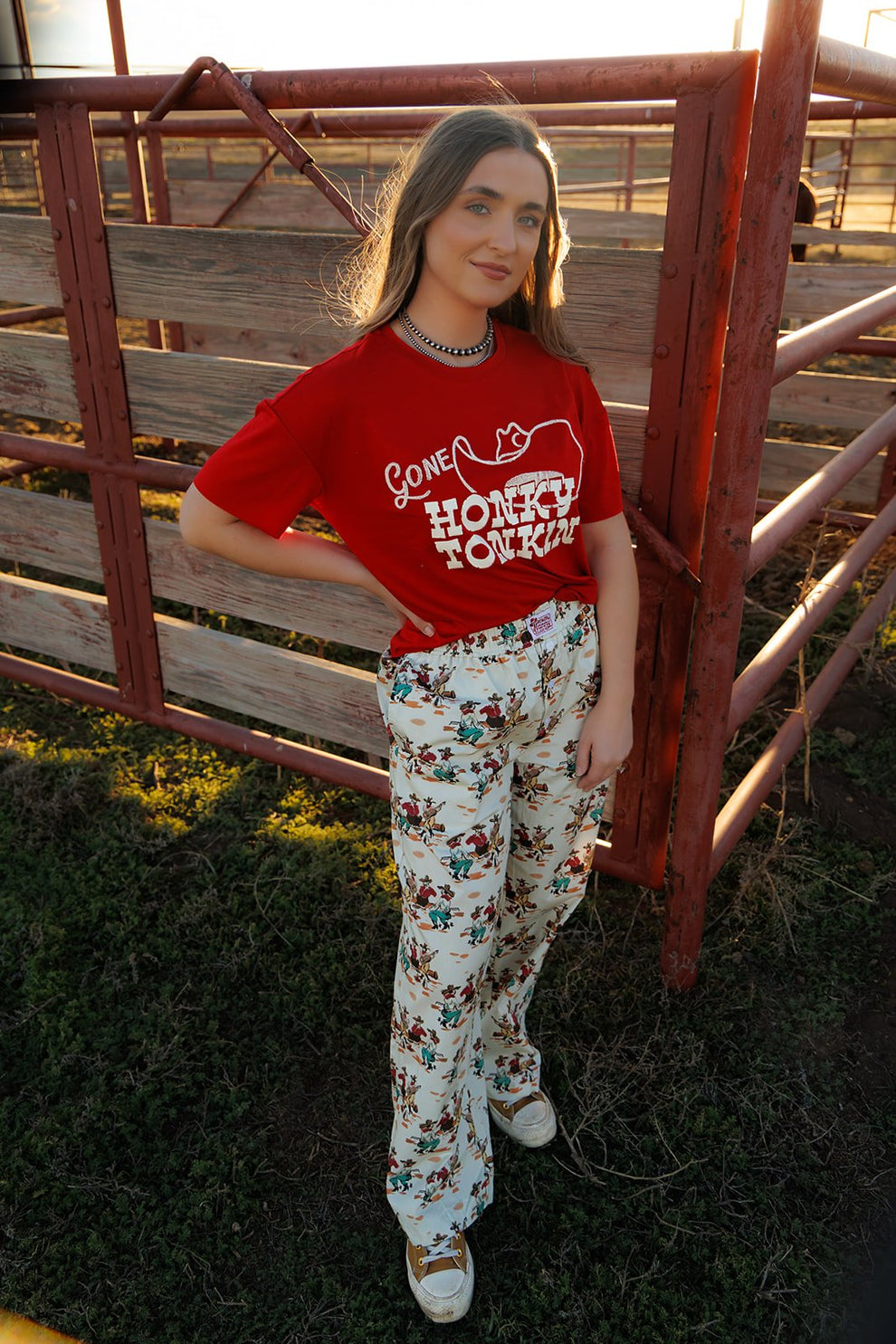 Wagon Wheel Boxer Pants