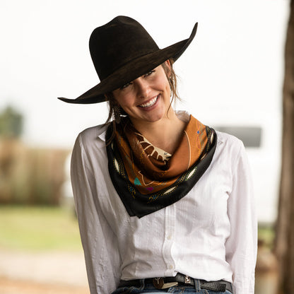 Fringe Scarves Western Yoke