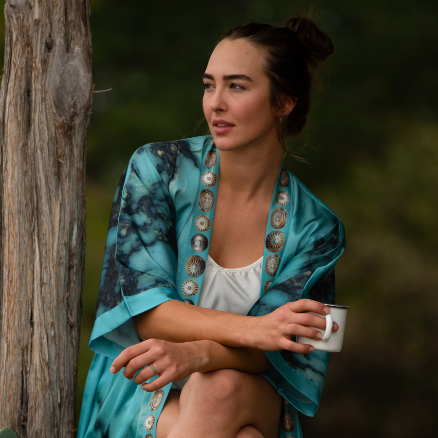 Fringe Kimono Robe - Kingman