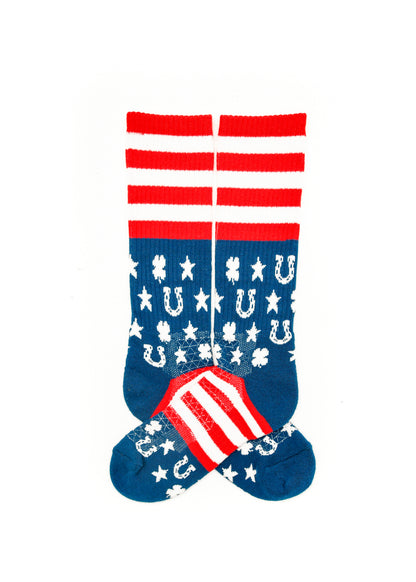 Lucky Stripes & Stars Performance Socks
