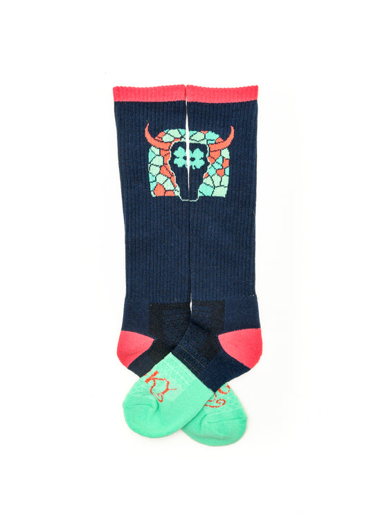 Clover Steer Head Performance Socks