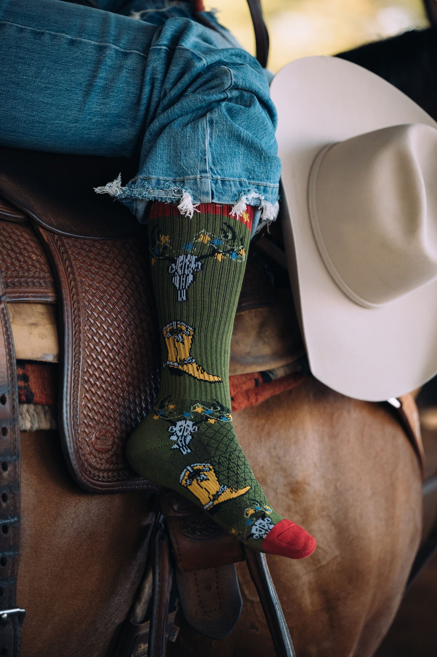 Get a Little Western Performance Socks