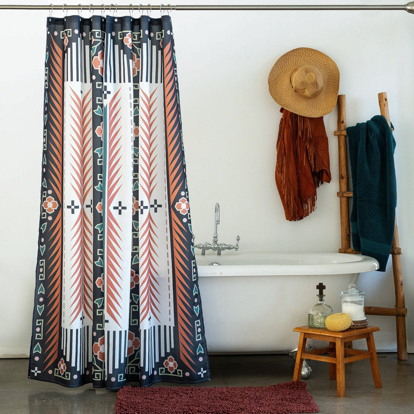 Fringe Shower Curtain - Spirit