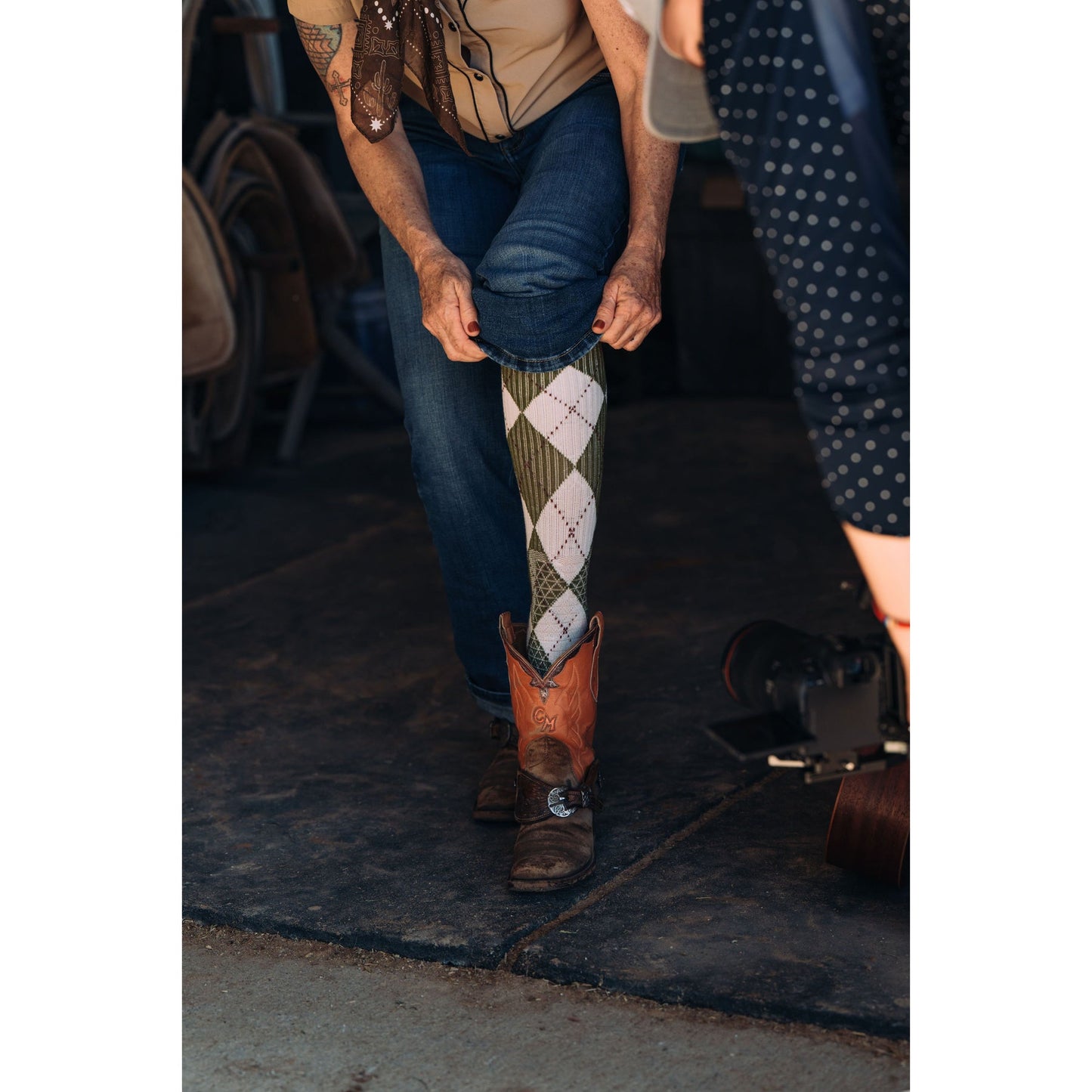 Lucky Chuck Ranch Rider Performance Socks