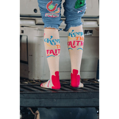 Lucky Chuck Keep the Faith Performance Socks