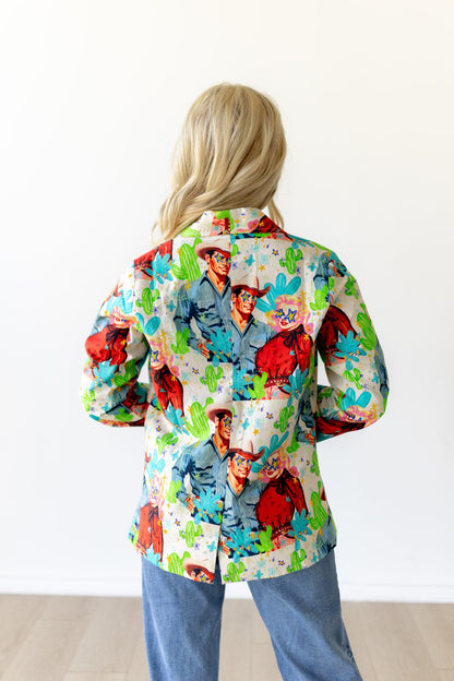 Vintage Cactus Blazer