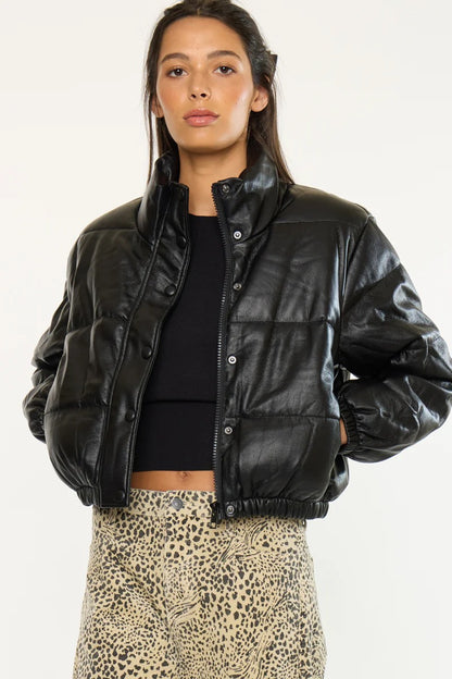 Sienna Cropped Puffer Jacket