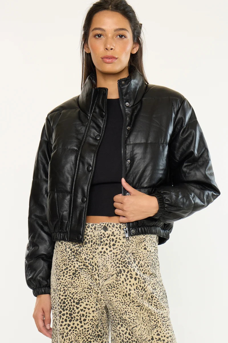 Sienna Cropped Puffer Jacket