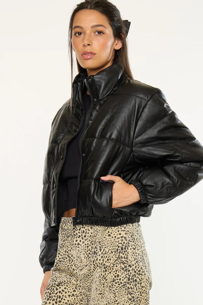 Sienna Cropped Puffer Jacket