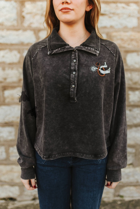 Rowel to Win Sweater