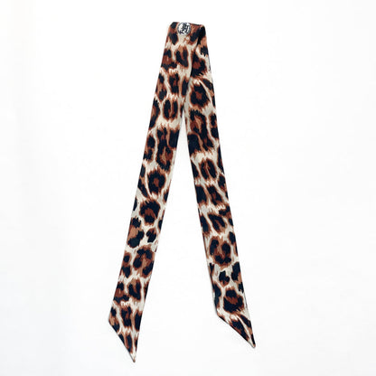 Fringe Scarves Twilly Leopard