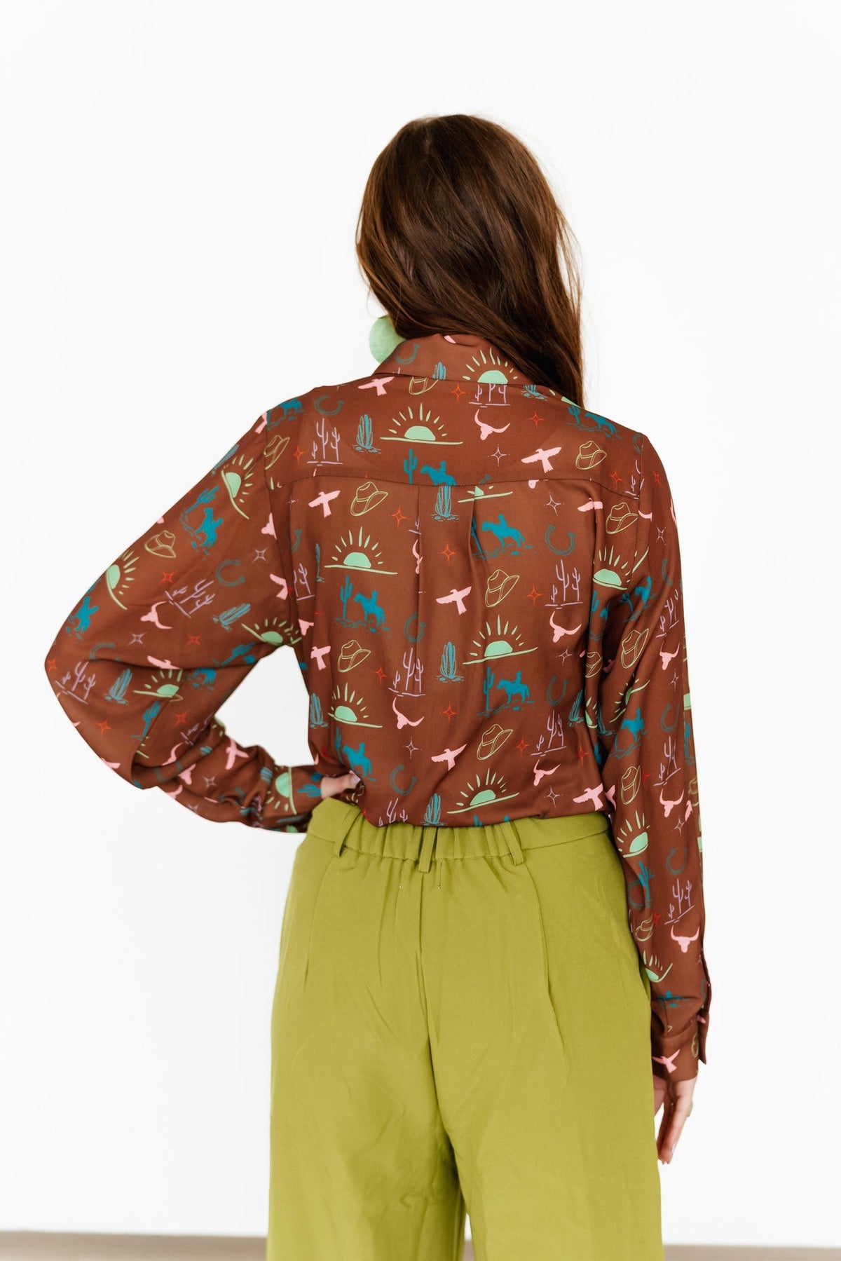 Cowboy Dreaming Tie Top