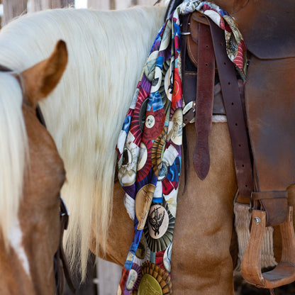 Fringe Scarves Champ (Collage of Vintage Ribbons)