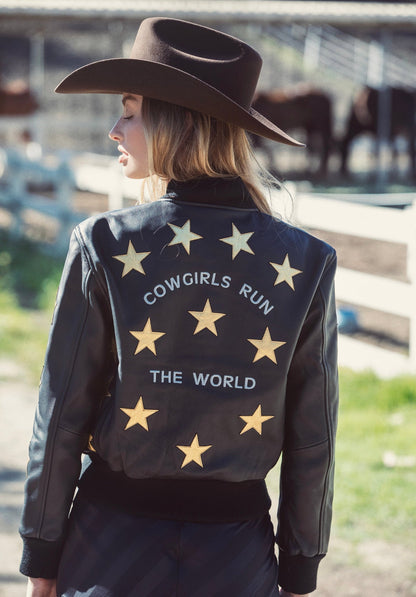 Cowgirls Run the World Bomber Jacket