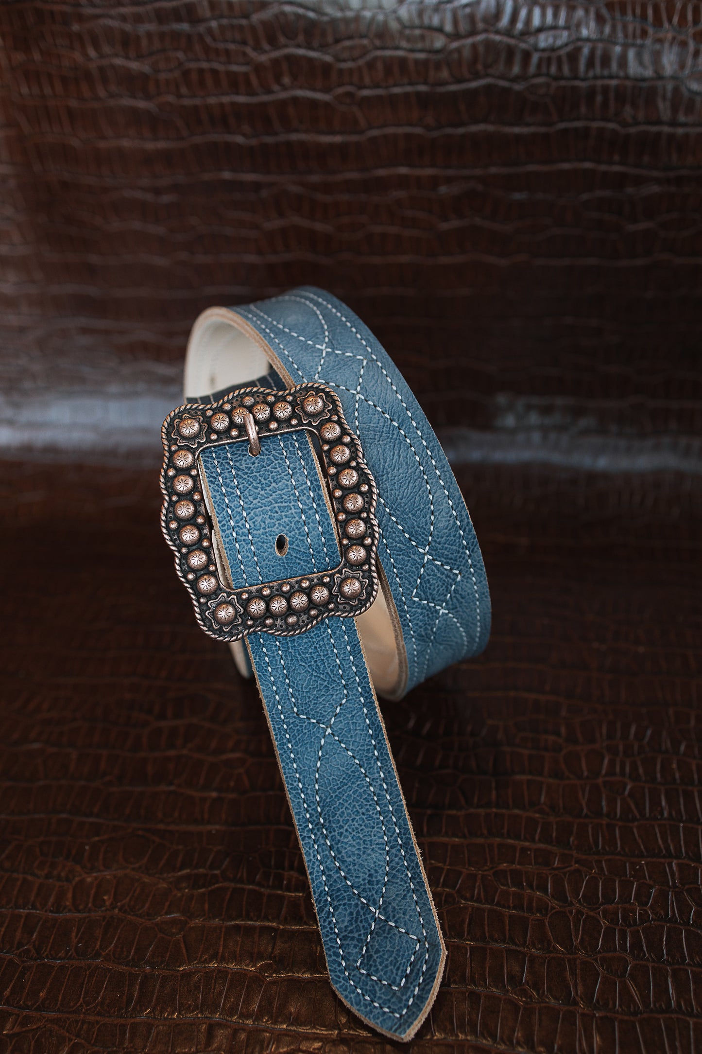 Lucksall Leather suede belt