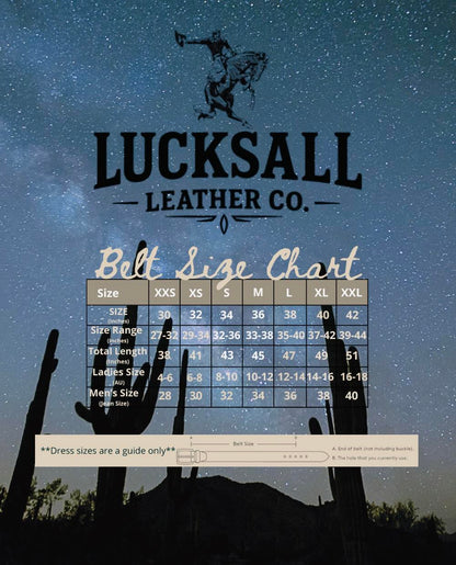 Lucksall Leather suede belt