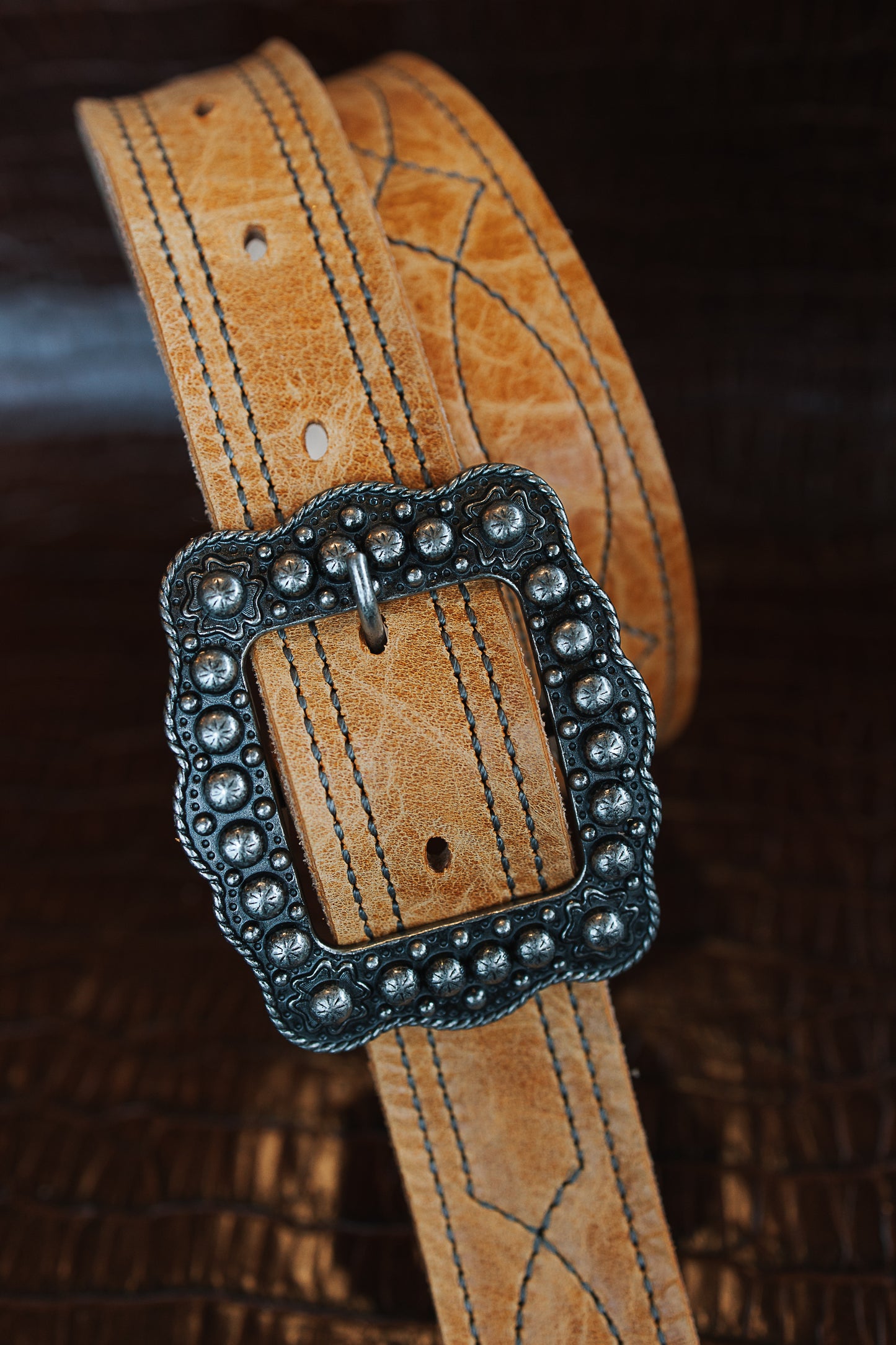 Lucksall Leather suede belt