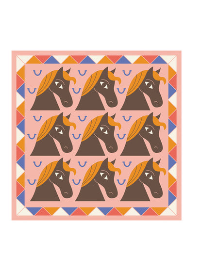 Bad Cowgirl Bandana Pastel Ponies