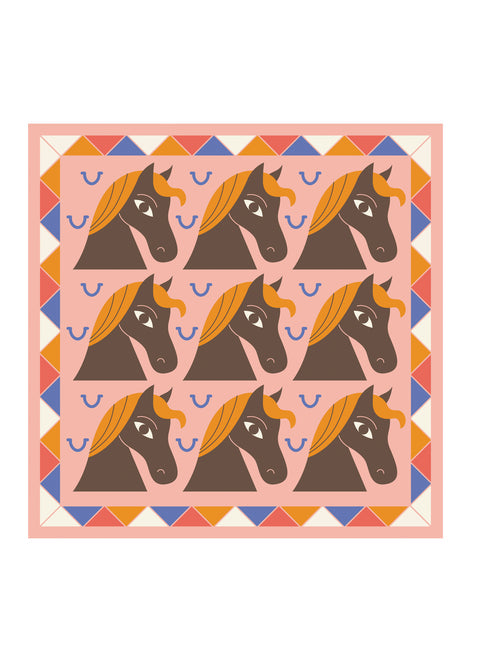 Bad Cowgirl Bandana Pastel Ponies