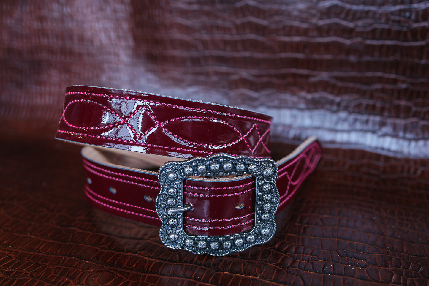Lucksall Leather suede belt