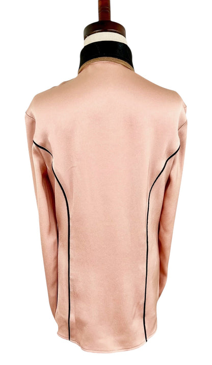 The Blush Silk Western Shirt