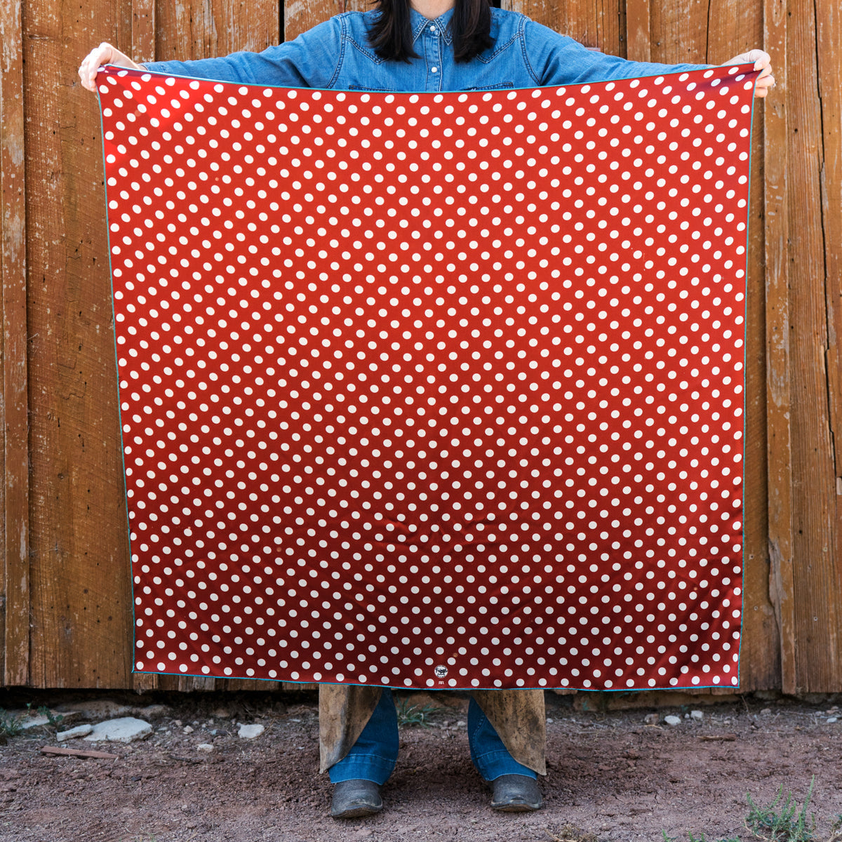Fringe Scarves Red Baldy