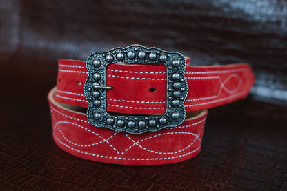 Lucksall Leather suede belt