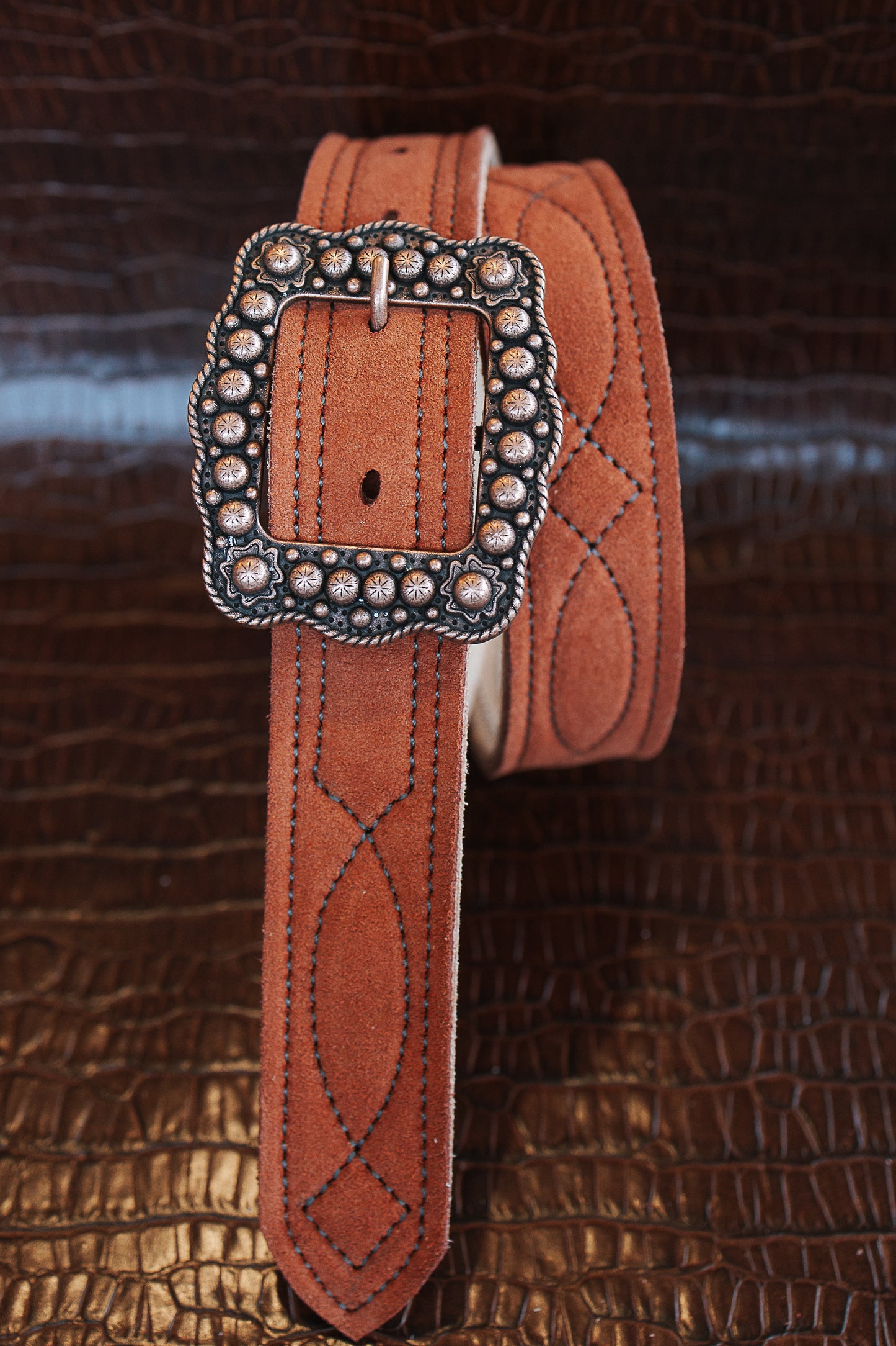 Lucksall Leather suede belt