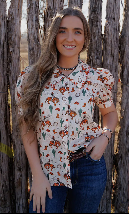Bucking Horse Short Sleeve