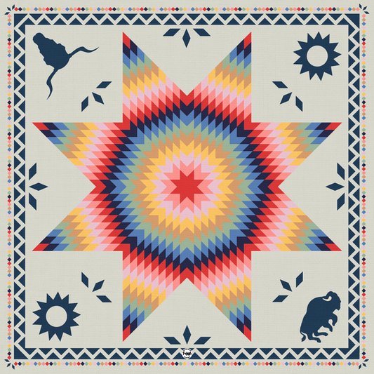 Fringe Scarves Sun Starquilt Bandana