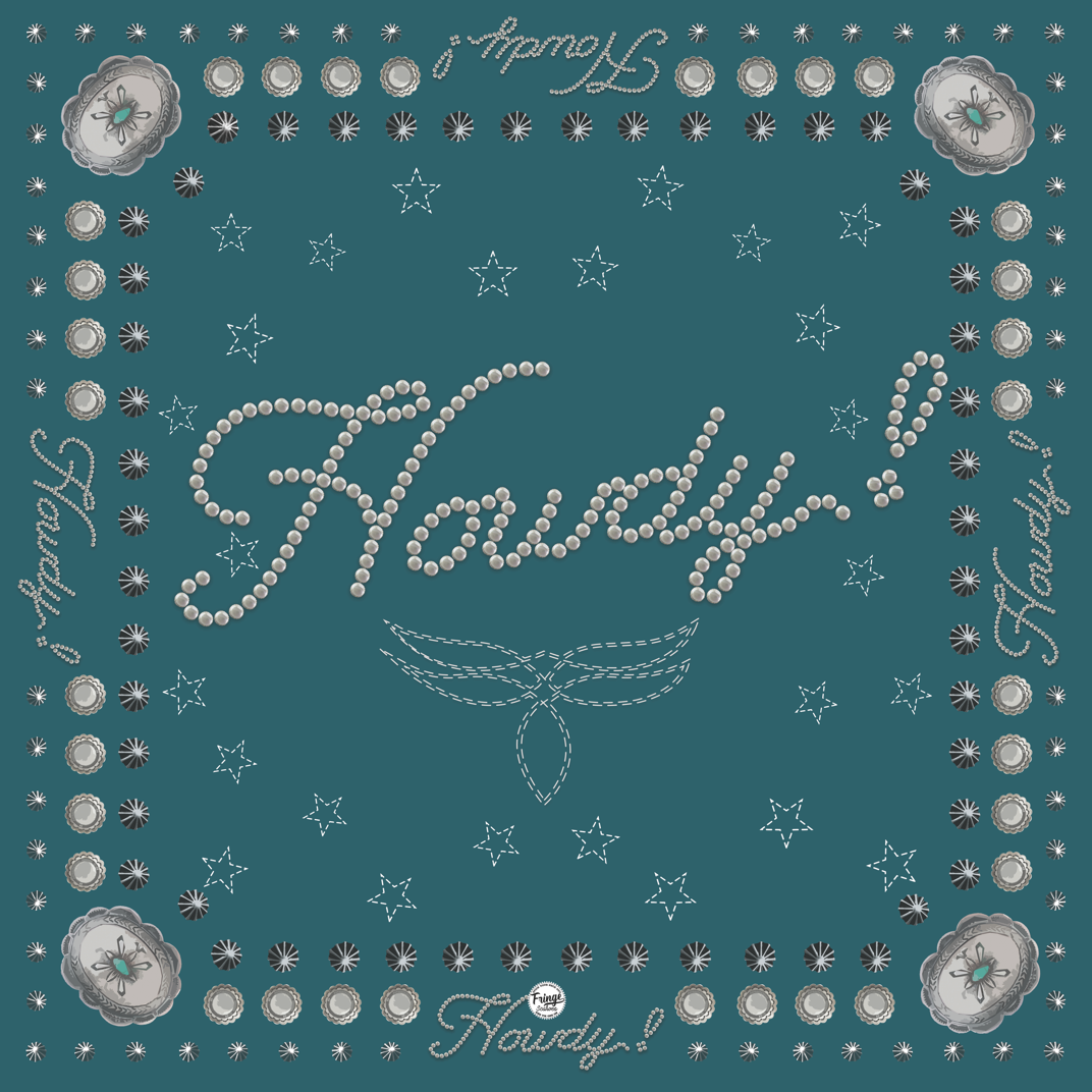 Fringe Scarves Howdy Bandana