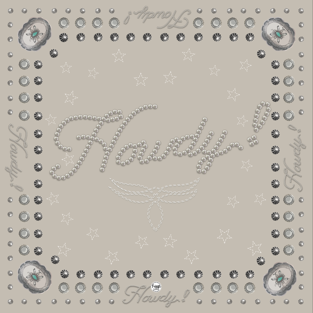 Fringe Scarves Howdy Bandana
