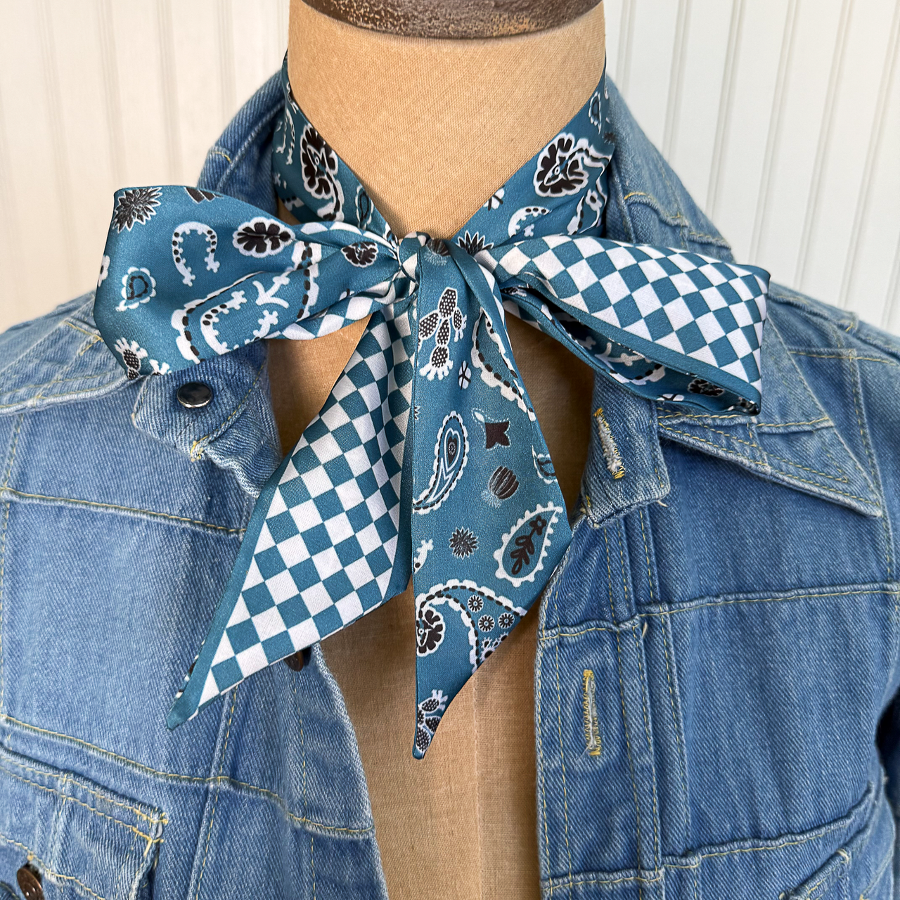 Fringe Luck Be a Paisley Twilly