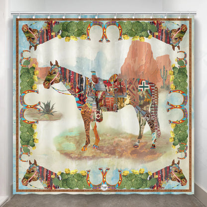 Fringe Shower Curtain - Haute Horse