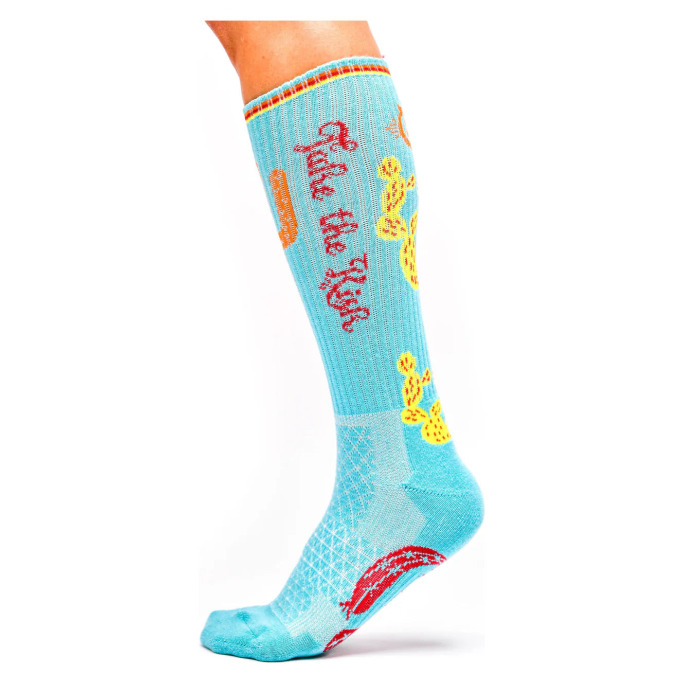 Take the Risk Turquoise Performance Socks – StyleWest