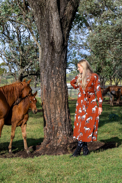 Horse Print Dress