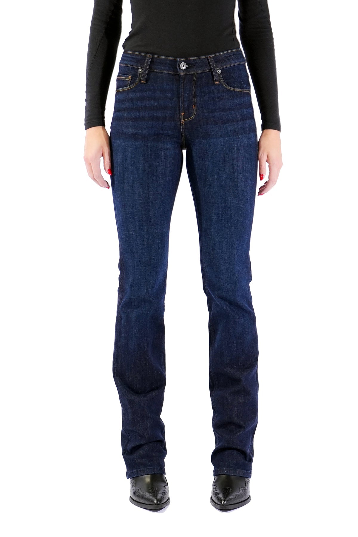 VENICE : Bootcut (Deep Ocean) Gold Combo