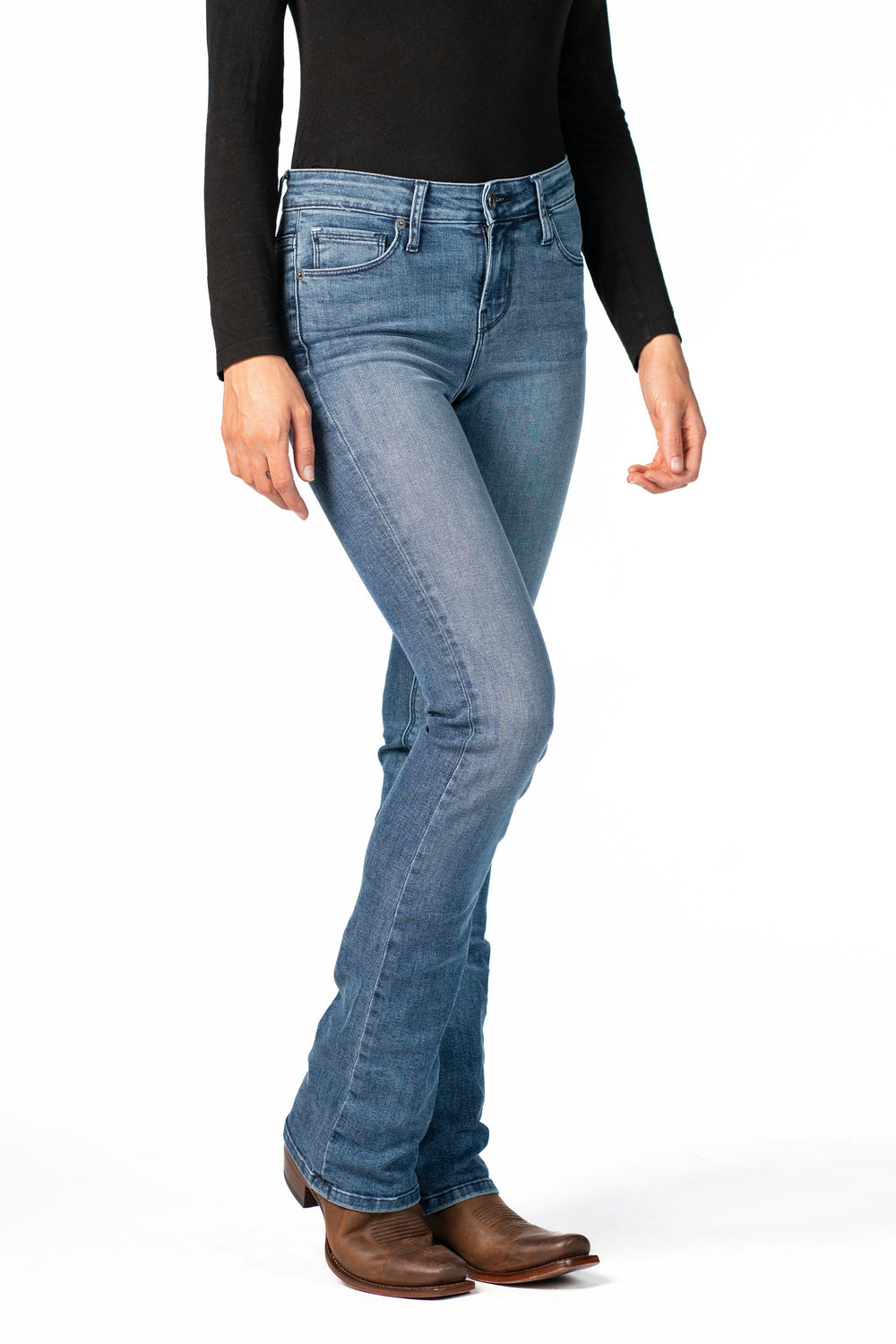 VENICE : Bootcut (Vintage Blue) Navy Stitch