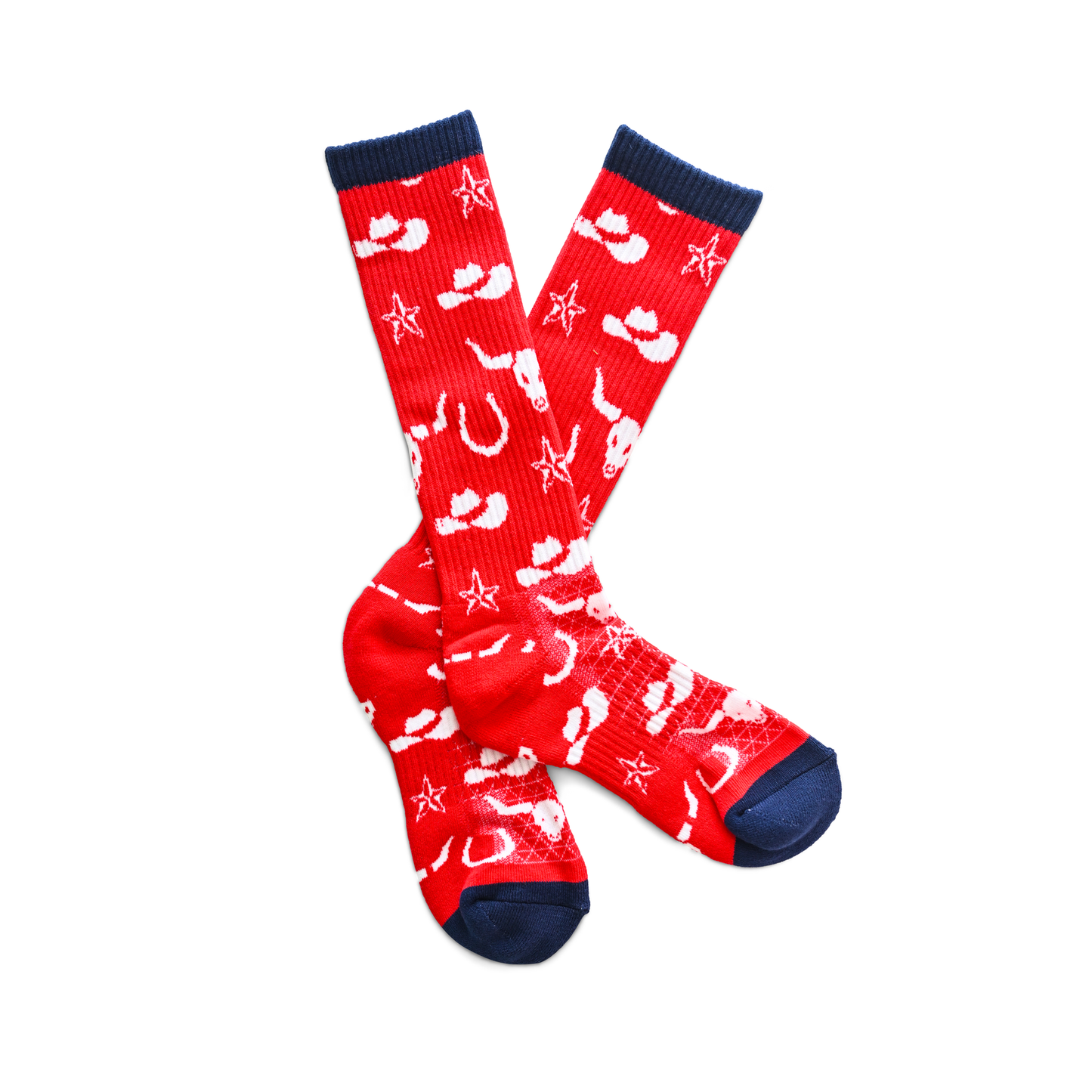 Get Western Performance Socks - Red