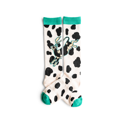LC Bad Cowgirl Co High Steaks Performance Socks