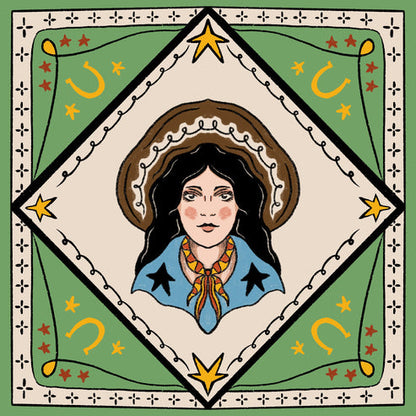 Bad Cowgirl Wild Rag Pioneer Pam