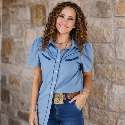 Blue Navy Short Sleeve