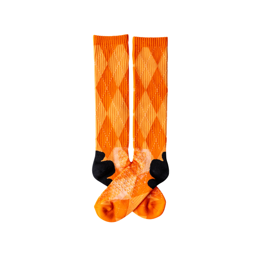 Lucky Chuck Orange Outlaw Performance Socks